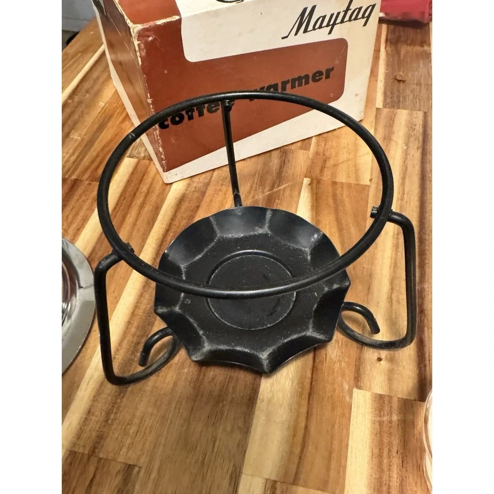 Vintage Maytag Coffee Warmer with Original Box – Candle Flame‎ Stove Retro